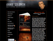 Tablet Screenshot of anniesolomon.com